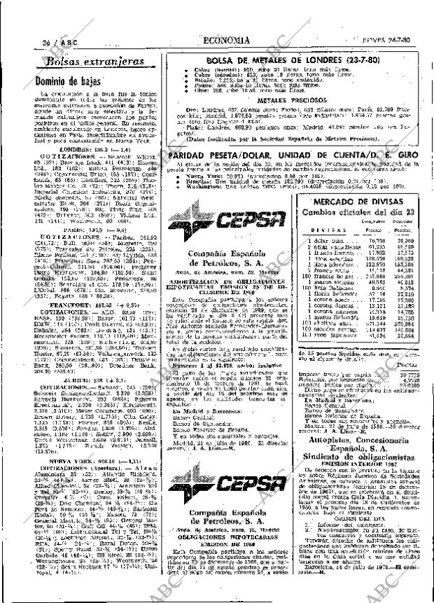 ABC MADRID 24-07-1980 página 44