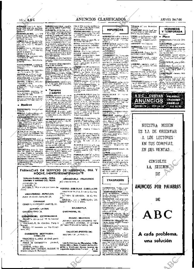 ABC MADRID 24-07-1980 página 64