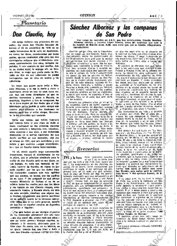 ABC MADRID 25-07-1980 página 11