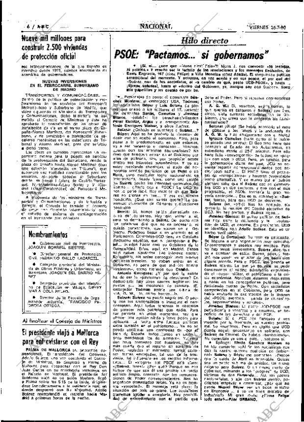 ABC MADRID 25-07-1980 página 14