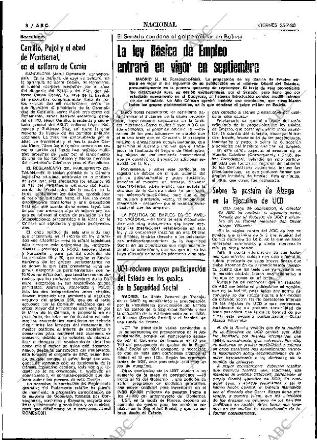 ABC MADRID 25-07-1980 página 16