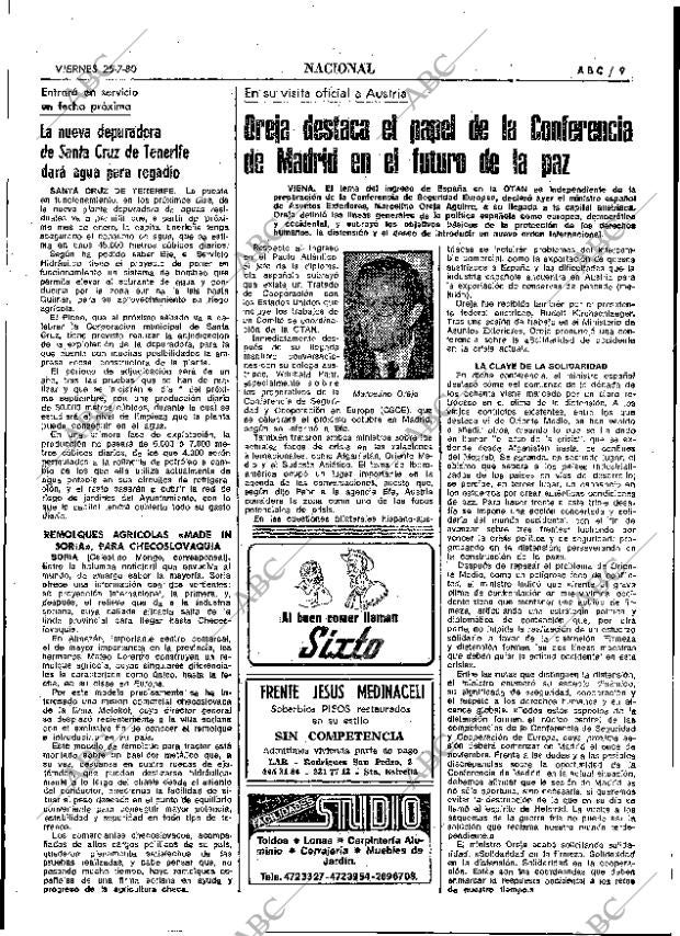 ABC MADRID 25-07-1980 página 17