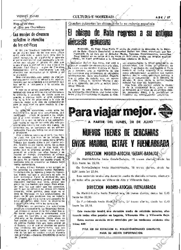 ABC MADRID 25-07-1980 página 35