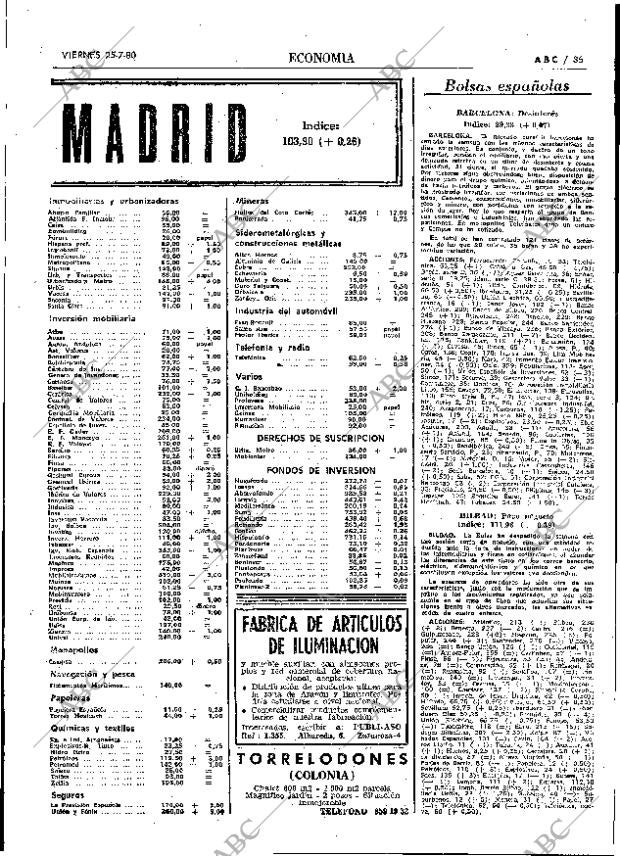 ABC MADRID 25-07-1980 página 43