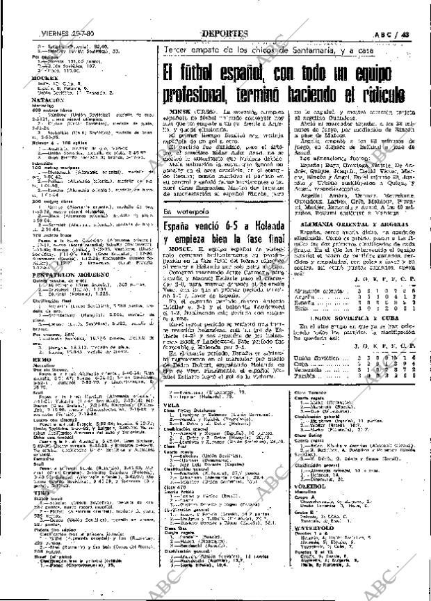 ABC MADRID 25-07-1980 página 51