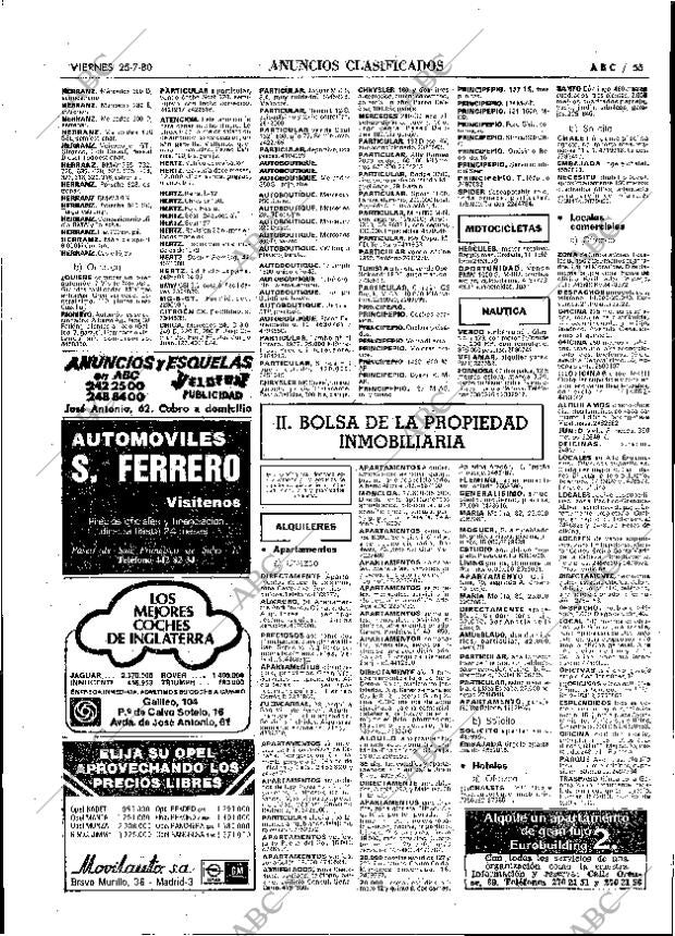 ABC MADRID 25-07-1980 página 63