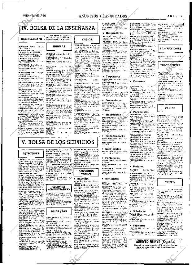 ABC MADRID 25-07-1980 página 67