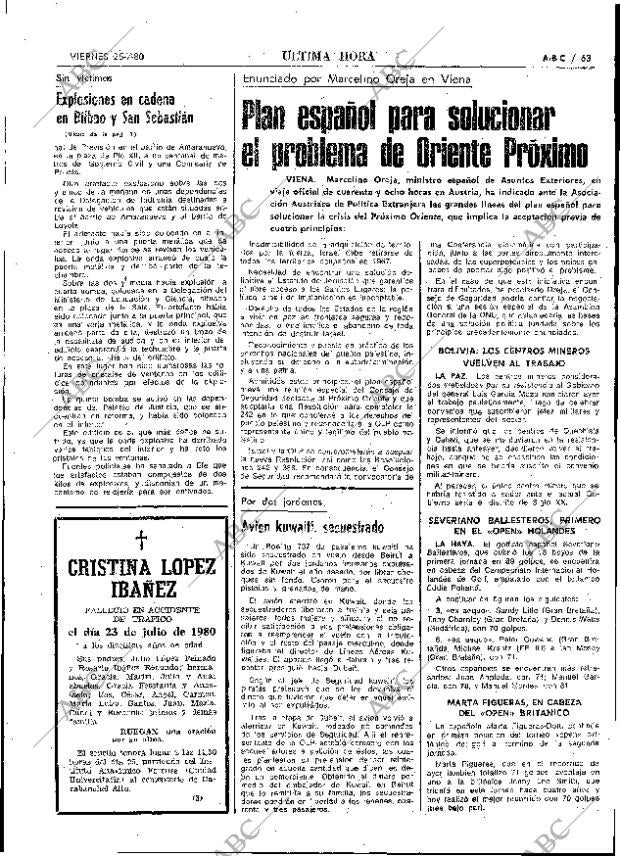 ABC MADRID 25-07-1980 página 71