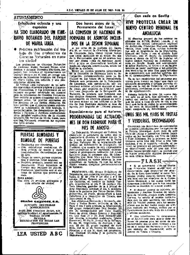 ABC SEVILLA 25-07-1980 página 28