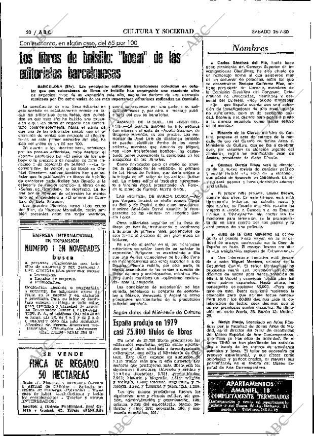 ABC MADRID 26-07-1980 página 28