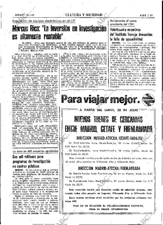ABC MADRID 26-07-1980 página 29