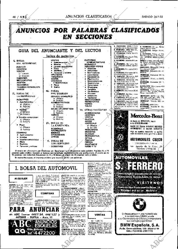 ABC MADRID 26-07-1980 página 54