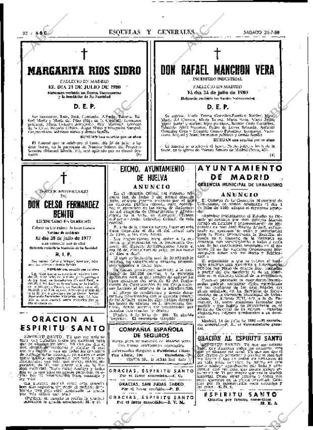 ABC MADRID 26-07-1980 página 60