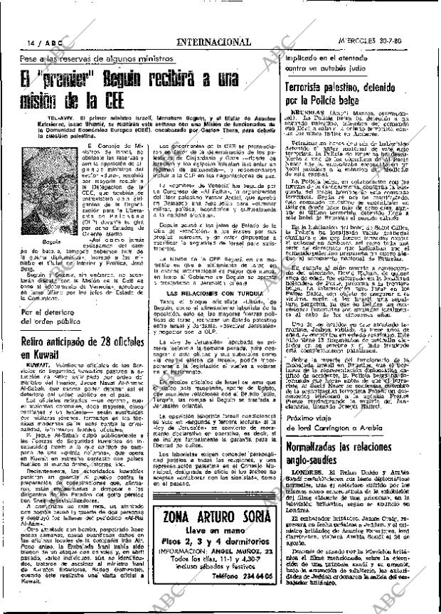 ABC MADRID 30-07-1980 página 22