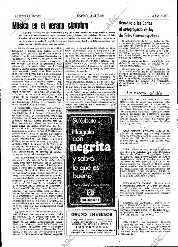 ABC MADRID 30-07-1980 página 53