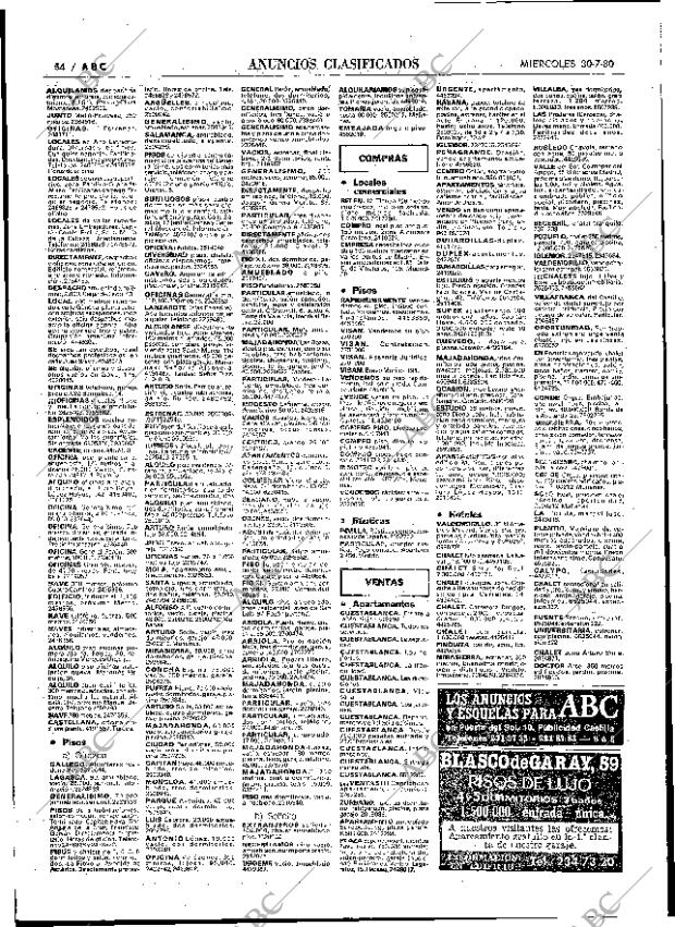 ABC MADRID 30-07-1980 página 62