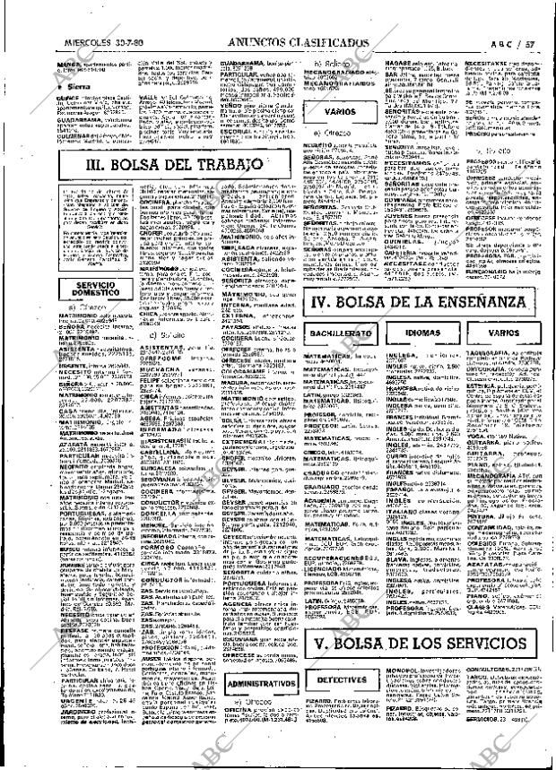 ABC MADRID 30-07-1980 página 65