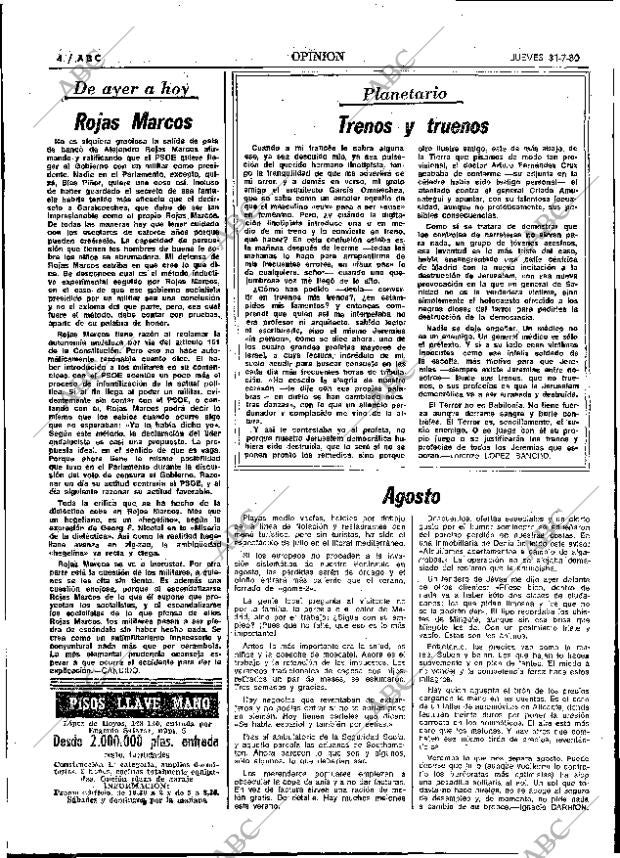 ABC MADRID 31-07-1980 página 12