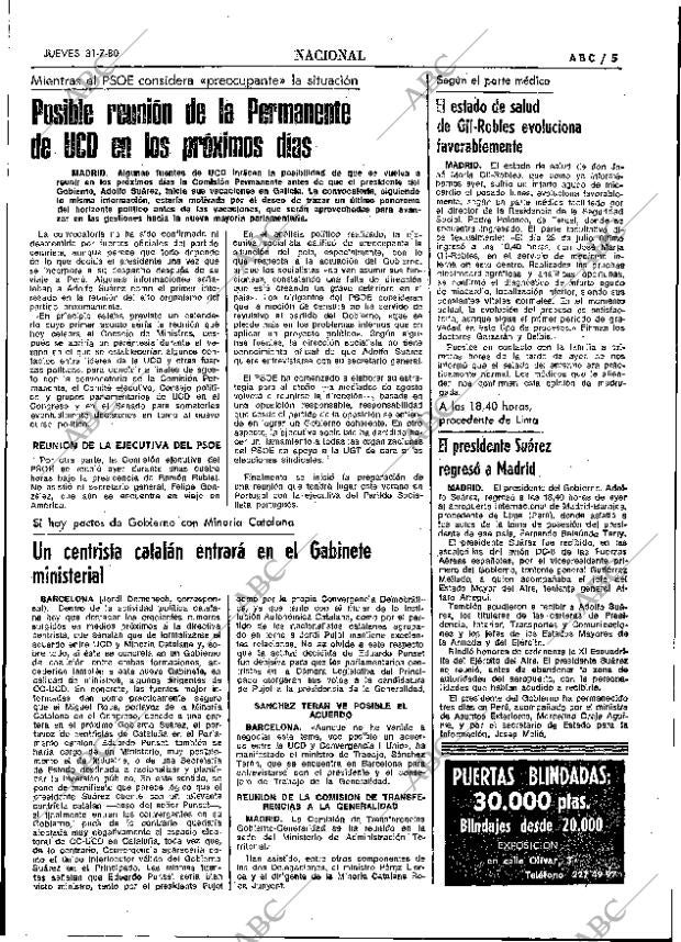 ABC MADRID 31-07-1980 página 13