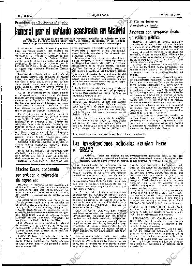 ABC MADRID 31-07-1980 página 14