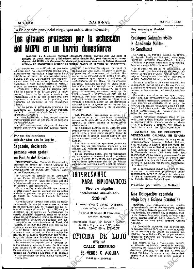 ABC MADRID 31-07-1980 página 18