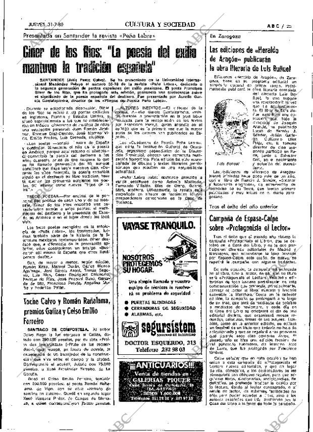 ABC MADRID 31-07-1980 página 31