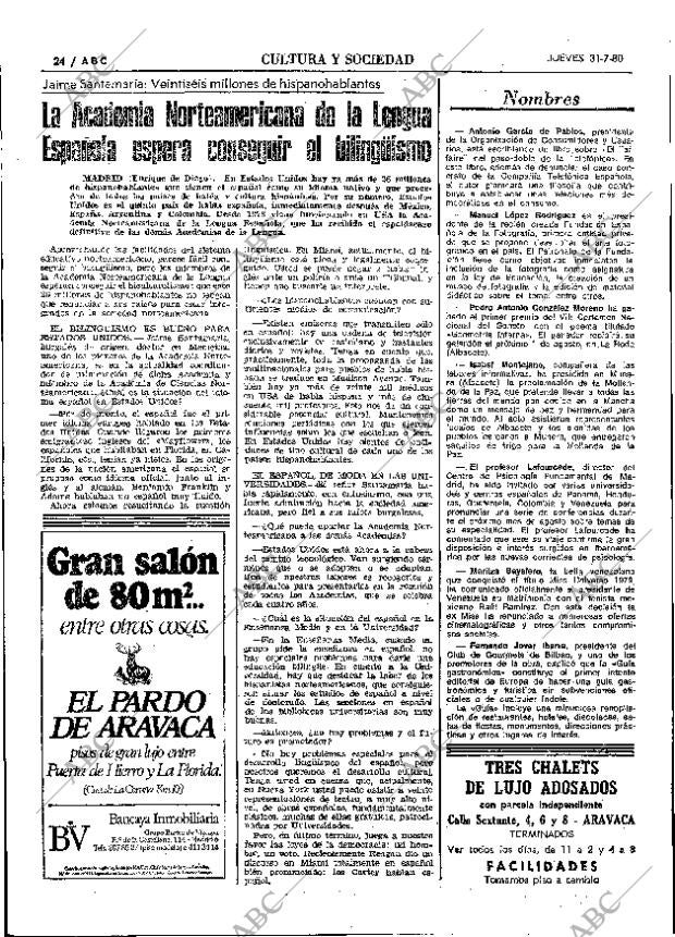 ABC MADRID 31-07-1980 página 32