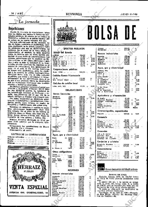 ABC MADRID 31-07-1980 página 42