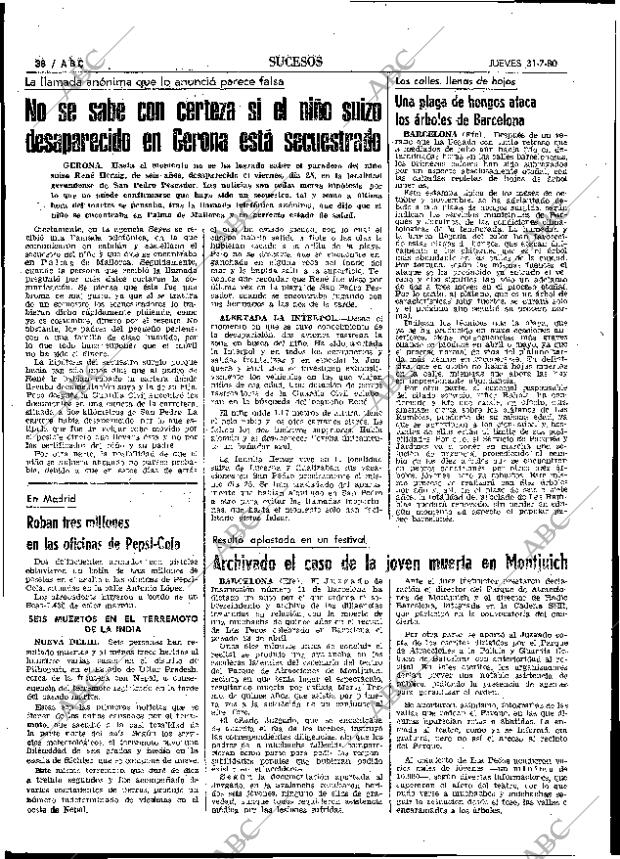 ABC MADRID 31-07-1980 página 46