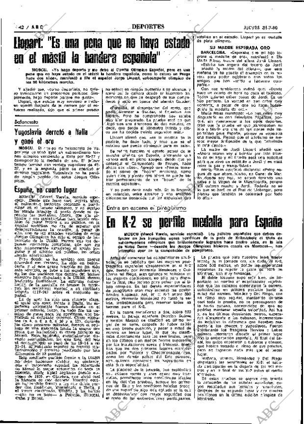 ABC MADRID 31-07-1980 página 50