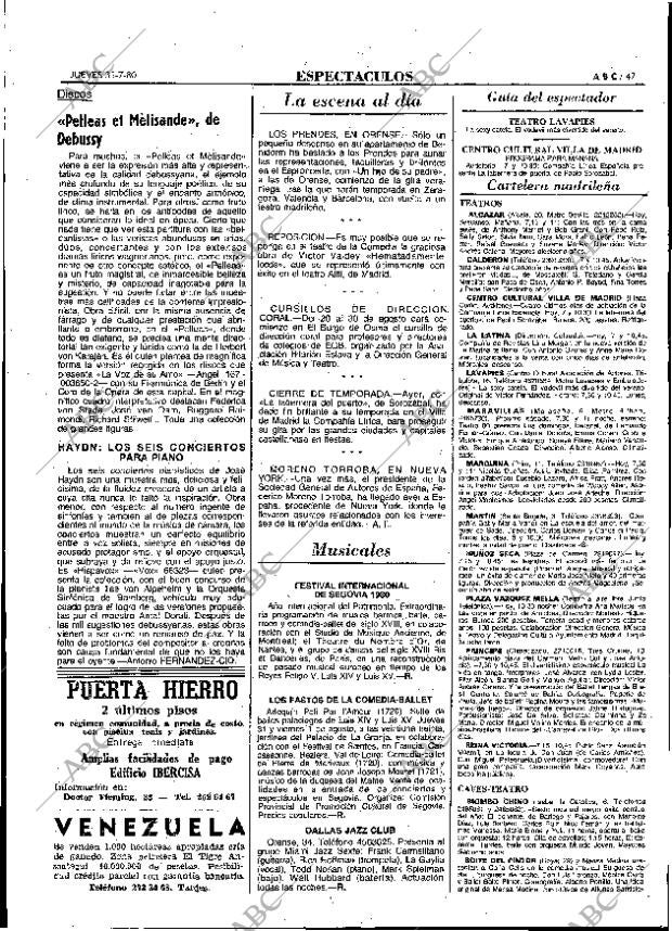 ABC MADRID 31-07-1980 página 55
