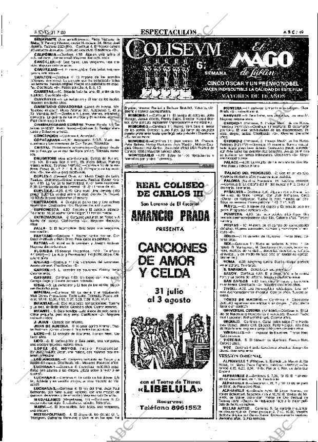 ABC MADRID 31-07-1980 página 57