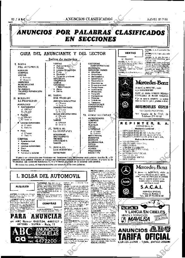 ABC MADRID 31-07-1980 página 60
