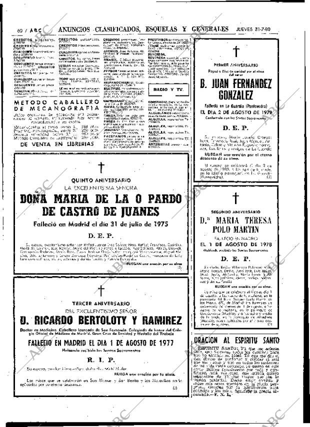 ABC MADRID 31-07-1980 página 68