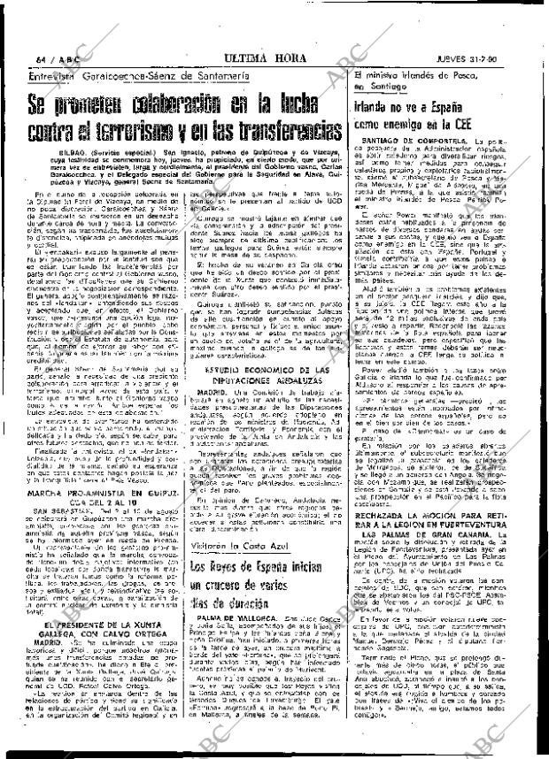 ABC MADRID 31-07-1980 página 72