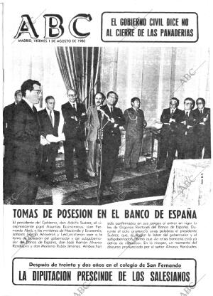 ABC MADRID 01-08-1980 página 1