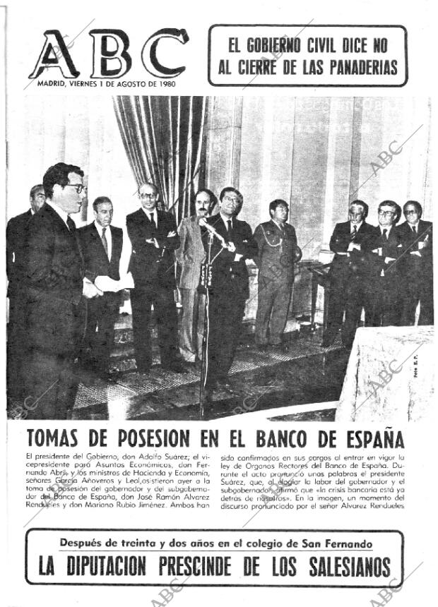 ABC MADRID 01-08-1980 página 1