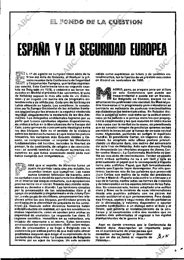 BLANCO Y NEGRO MADRID 06-08-1980 página 9
