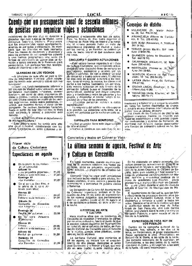 ABC MADRID 16-08-1980 página 23