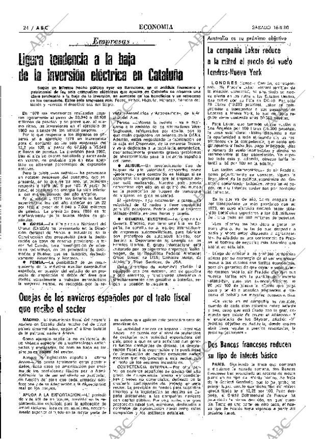 ABC MADRID 16-08-1980 página 32