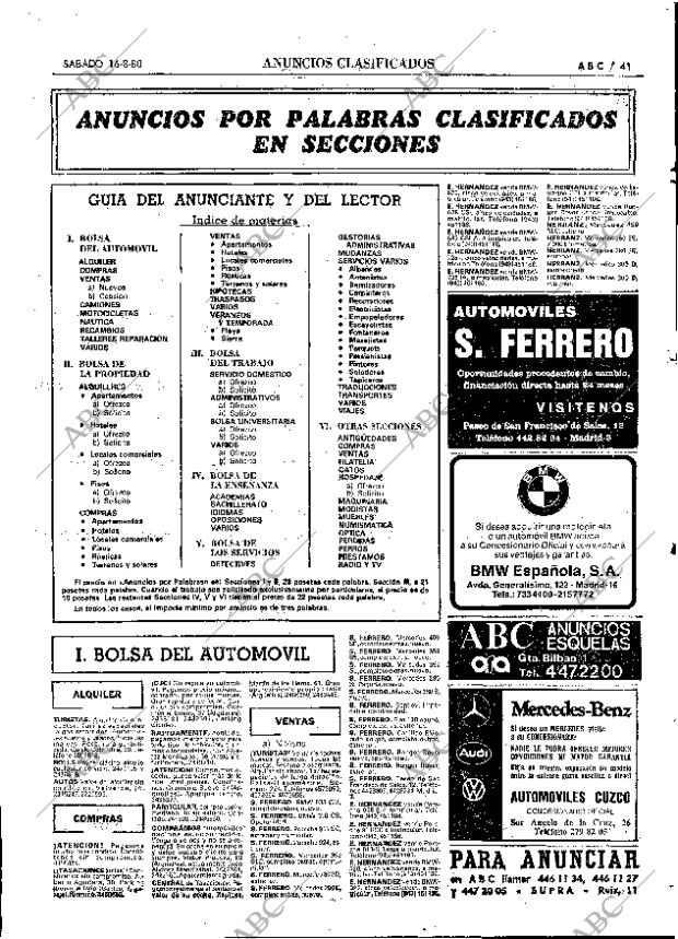 ABC MADRID 16-08-1980 página 49