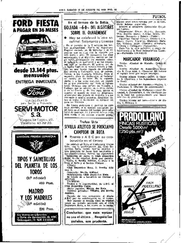 ABC SEVILLA 16-08-1980 página 38