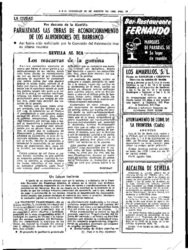 ABC SEVILLA 20-08-1980 página 25