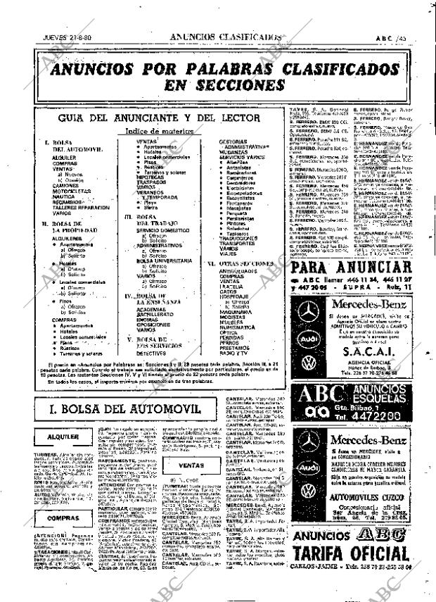 ABC MADRID 21-08-1980 página 53