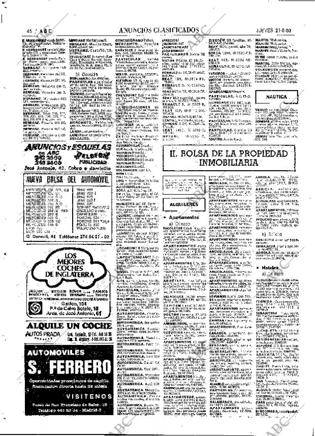 ABC MADRID 21-08-1980 página 54