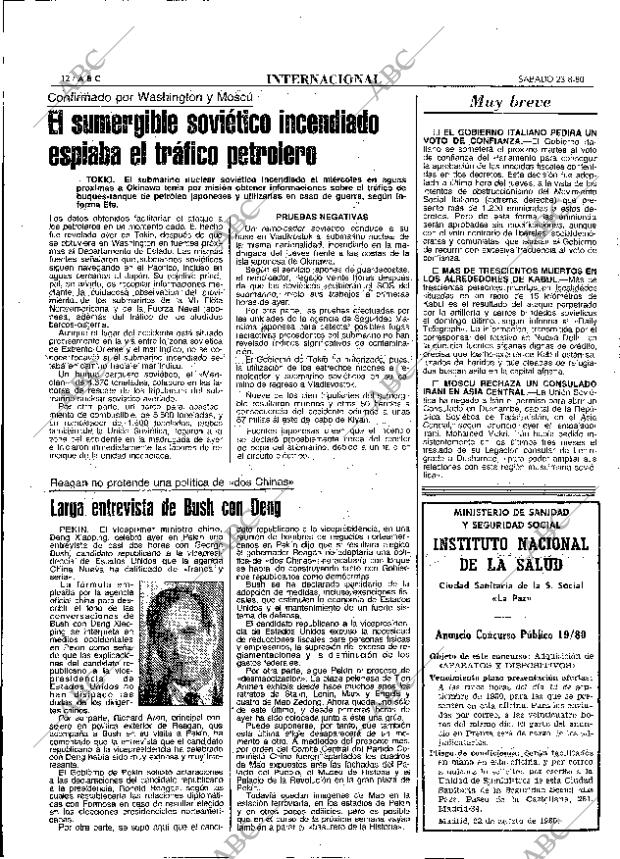 ABC MADRID 23-08-1980 página 20
