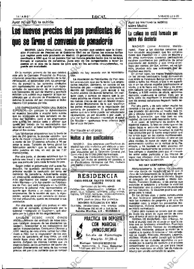 ABC MADRID 23-08-1980 página 22