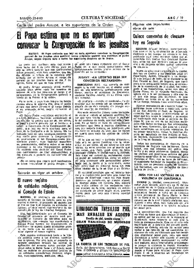 ABC MADRID 23-08-1980 página 27