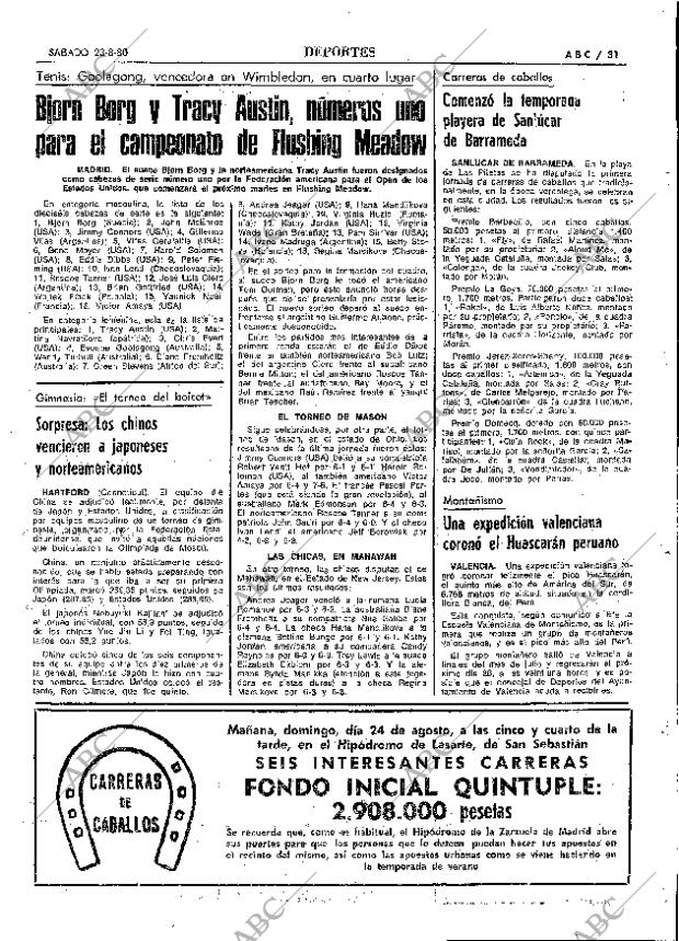 ABC MADRID 23-08-1980 página 39