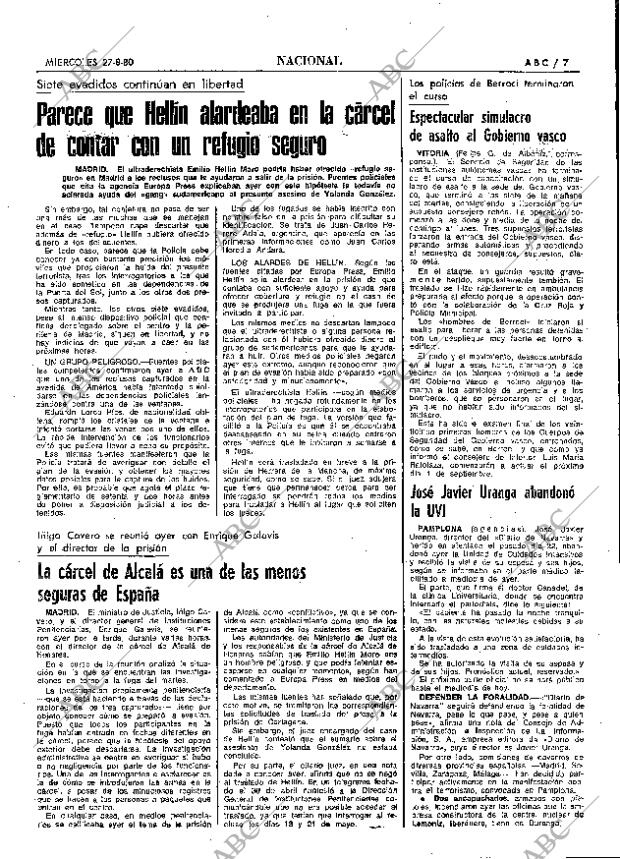 ABC MADRID 27-08-1980 página 15